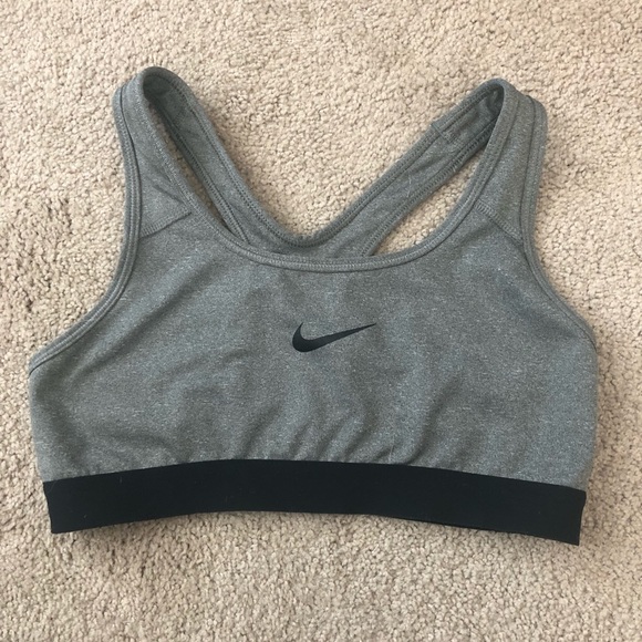 Nike grey sports bra - Picture 1 of 1